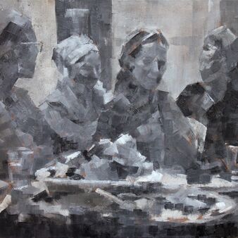 <b>One year, 2023</b> 70*50cm