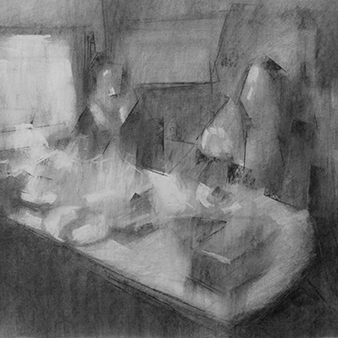 <b>Breakfast, 2022</b> 54*36cm