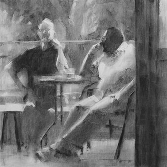 <b>Father and son</b> 67*67cm